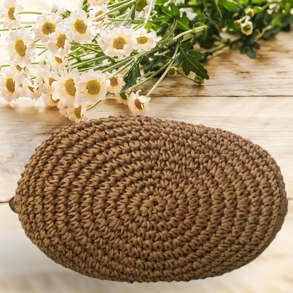 Michael Kors Naomi Straw Crossbody Bag - Picture 5 of 15